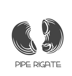 Pipe Rigate Pasta Glyph Icon