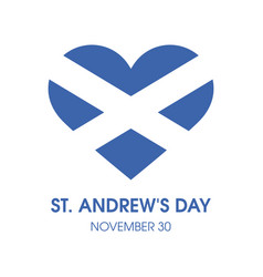 St Andrew S Day Poster With Scottish Flag