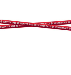 Winter Sale Ribbon Promotional