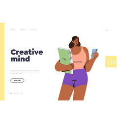 Creative Mind Landing Page Design Template