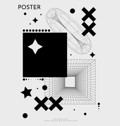 Futuristic Retro Minimalistic Posters