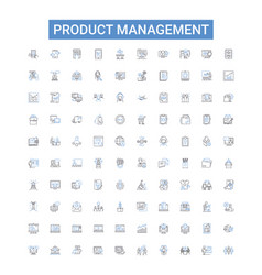 Product Management Outline Icons Collection