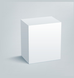 Blank isolated box mockup with shadow 3 Royalty Free Vector