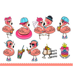 Cute Flamingo Beach Party Summer