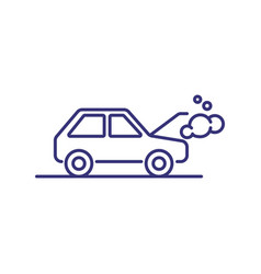 Car Breakdown Line Icon