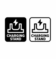 Charging Stand Information Sign