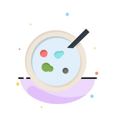 Petri Dish Analysis Medical Abstract Flat Color