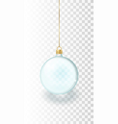 Christmas Glossy Glass Ball Mock-up Set Closeup