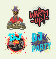 Dj Party Hand Lettering Set