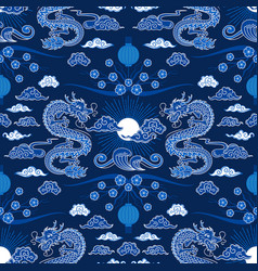 Seamless Pattern Chinese New Year Of The Wooden