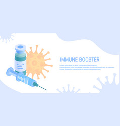 Immune Booster Shot Icon In Isometric View