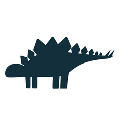 Dino Stegosaurus Silhouette