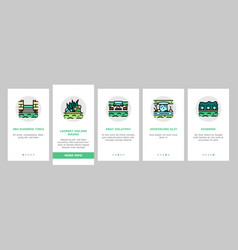 Landscape Design And Accessories Onboarding Icons