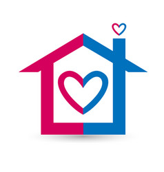 Heart House Logo Design