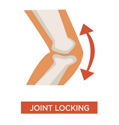 Knee Joint Locking Arthritic Health Issue Concept