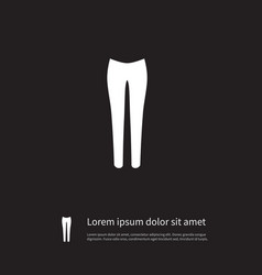 Isolated Pantaloons Icon Leggings Element