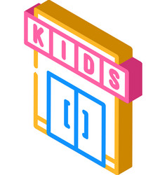 Child Center Isometric Icon