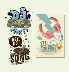 Dj Party Hand Lettering Set