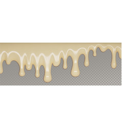 Beige Liquid Substance On Transparent Background