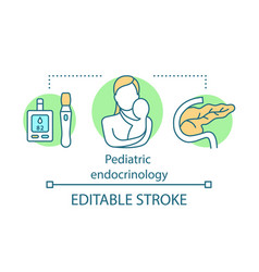 Pediatric Endocrinology Concept Icon