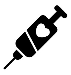 Injection Immunization Black Icon