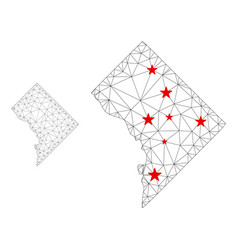 Polygonal 2d Mesh Washington Dc Map