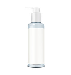 Cosmetic Bottle With Pump Dispenser Fine Tip