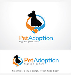 Pet Adoption Logo Template