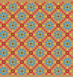 Traditional Folk Embroidery Seamless Pattern