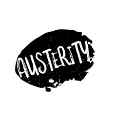 Austerity Rubber Stamp