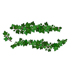 Ivy Leaves Wreath Liana Green Garlands Set