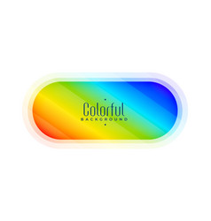 Stylish Rainbow Colors Frame Abstract Background