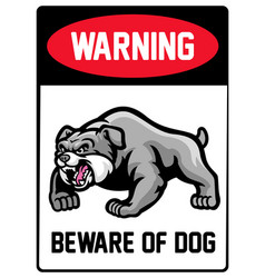 Beware Dog Warning Vector Images Over 170