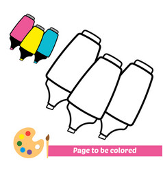 Coloring Book For Kids Highlighter Pen