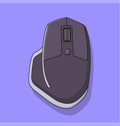 Gaming Mouse Icon With Outline For Design Element