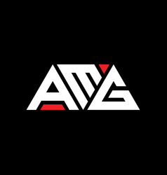 Amg Triangle Letter Logo Design