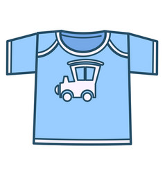 Boyish Tshirt With Car Or Locomotive Kids Clothes