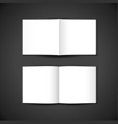 Blank Booklet Template Mockup