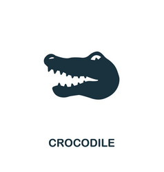 Crocodile Icon From Australia Collection Simple