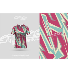 Sports Jersey And Background Template Design