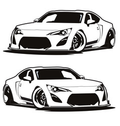 Toyota Gt86 Black And White Car Design