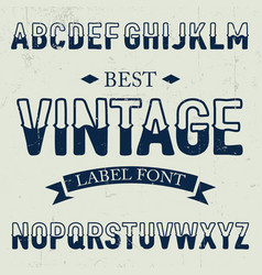 Best Vintage Font Poster