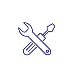 Car Repair Line Icon