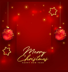 Golden Merry Christmas Background