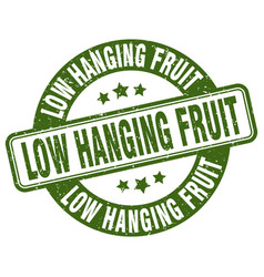 Low Hanging Fruit Stamp Low Hanging Fruit Label