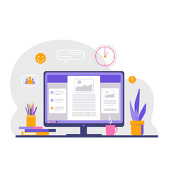 Workplace Flat Design