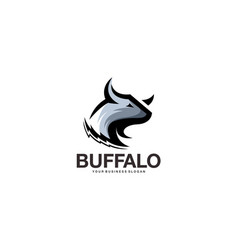 Bull Or Buffalo Head Logo Abstract Template