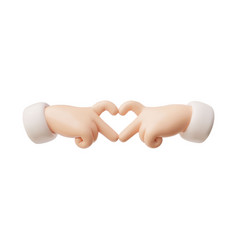 Mini Heart Shape Hands 3d