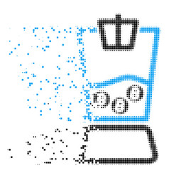 Bitcoin Blender Disappearing Pixel Icon