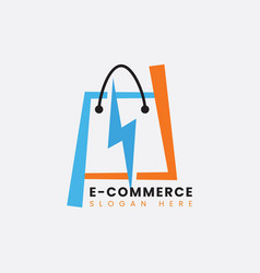 Modern Ecommerce Online Shop Store Logo Design